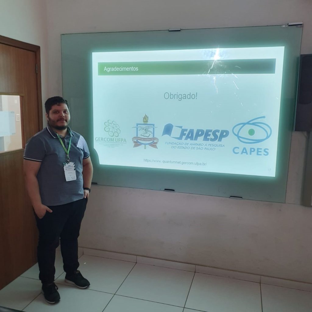 Diego Abreu em finalizando uma apresentação no ENCON 2023